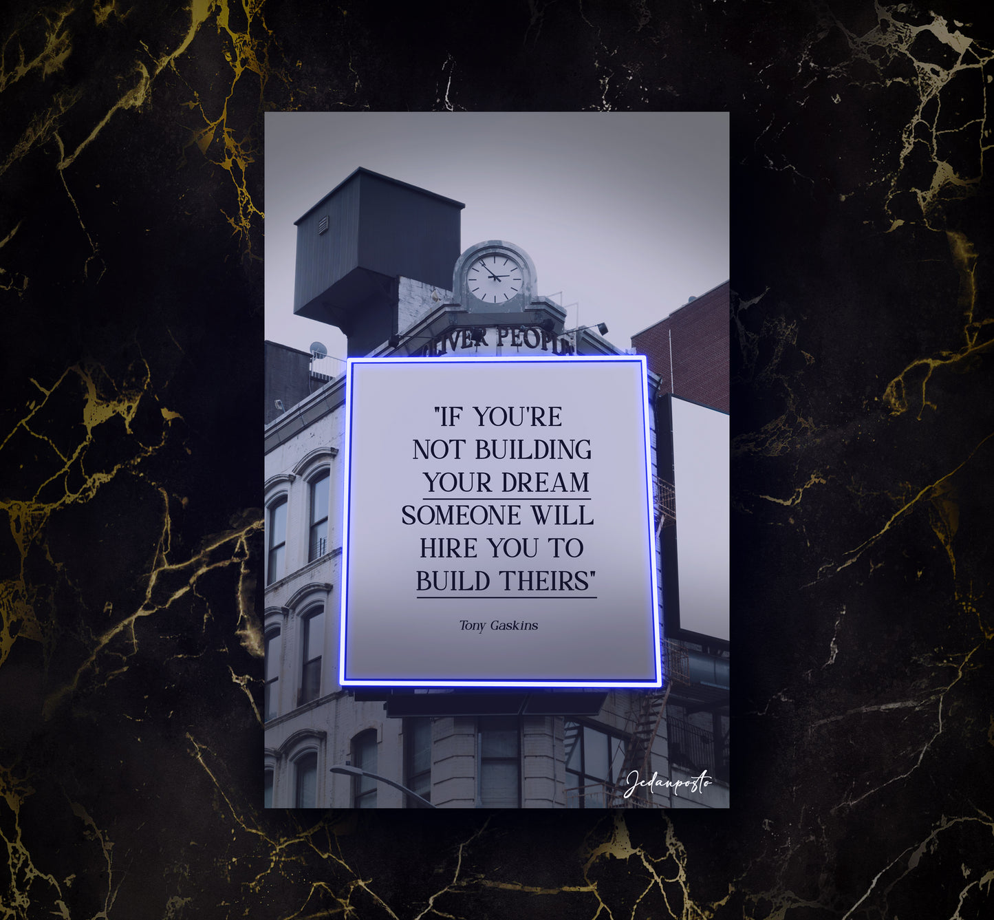 Dream Quote | LED Neon Slika