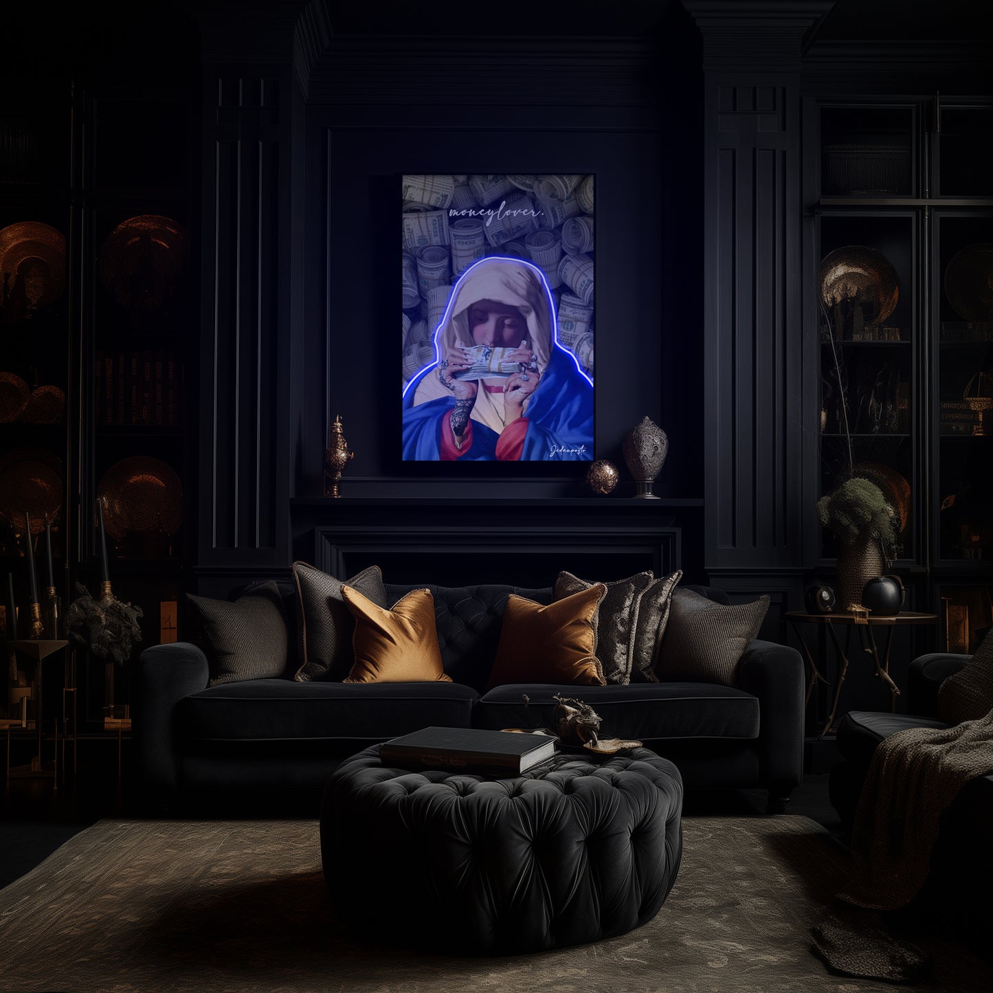 Money Lover | LED Neon Slika