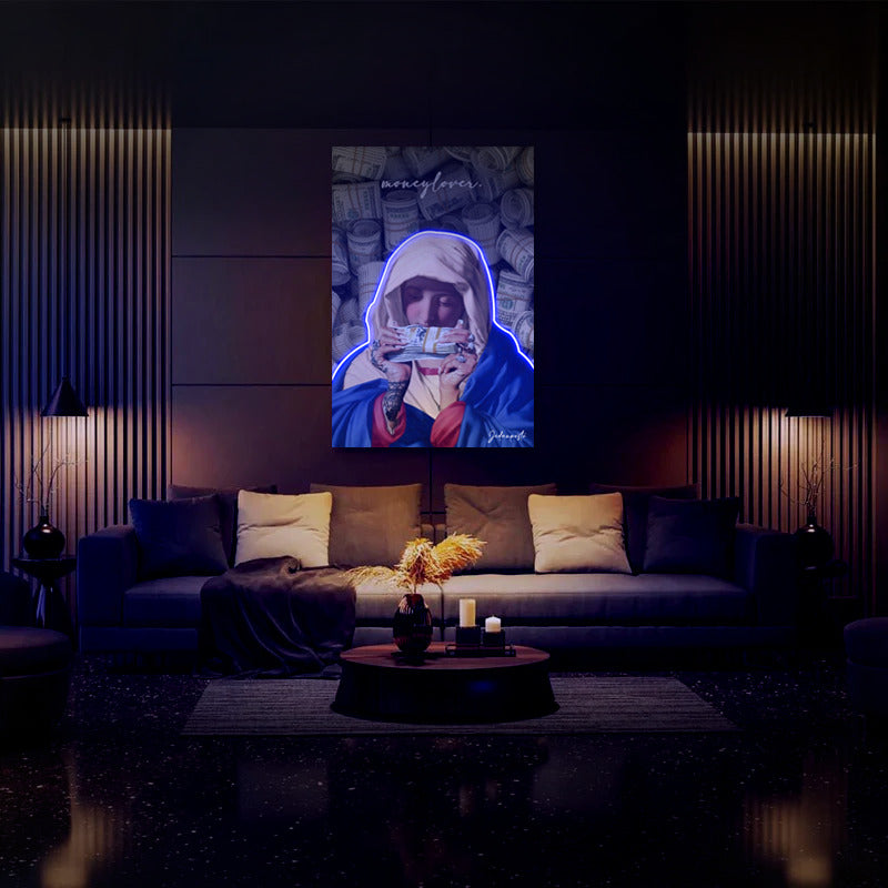 Money Lover | LED Neon Slika