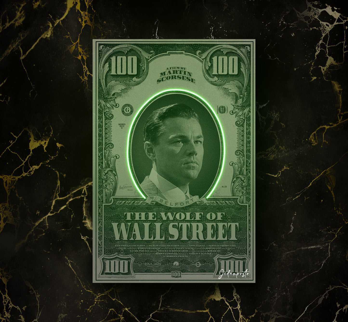 Wolf Of Wall Street | LED Neon Slika