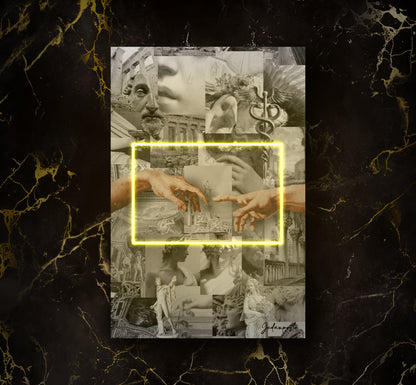 Creation of Adam | LED Neon Slika