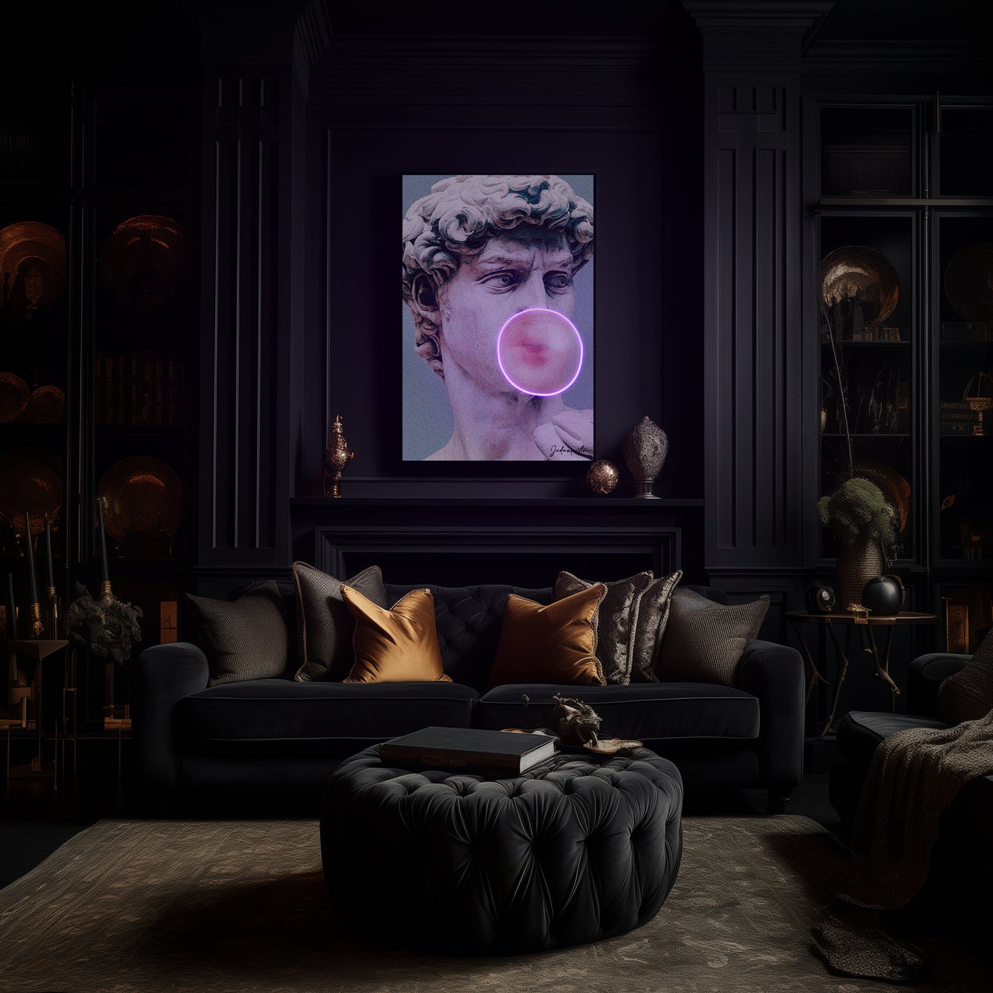 David Bubble Gum | LED Neon Slika