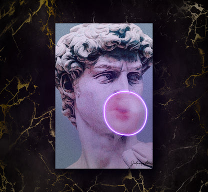 David Bubble Gum | LED Neon Slika