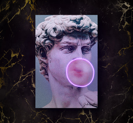 David Bubble Gum | LED Neon Slika