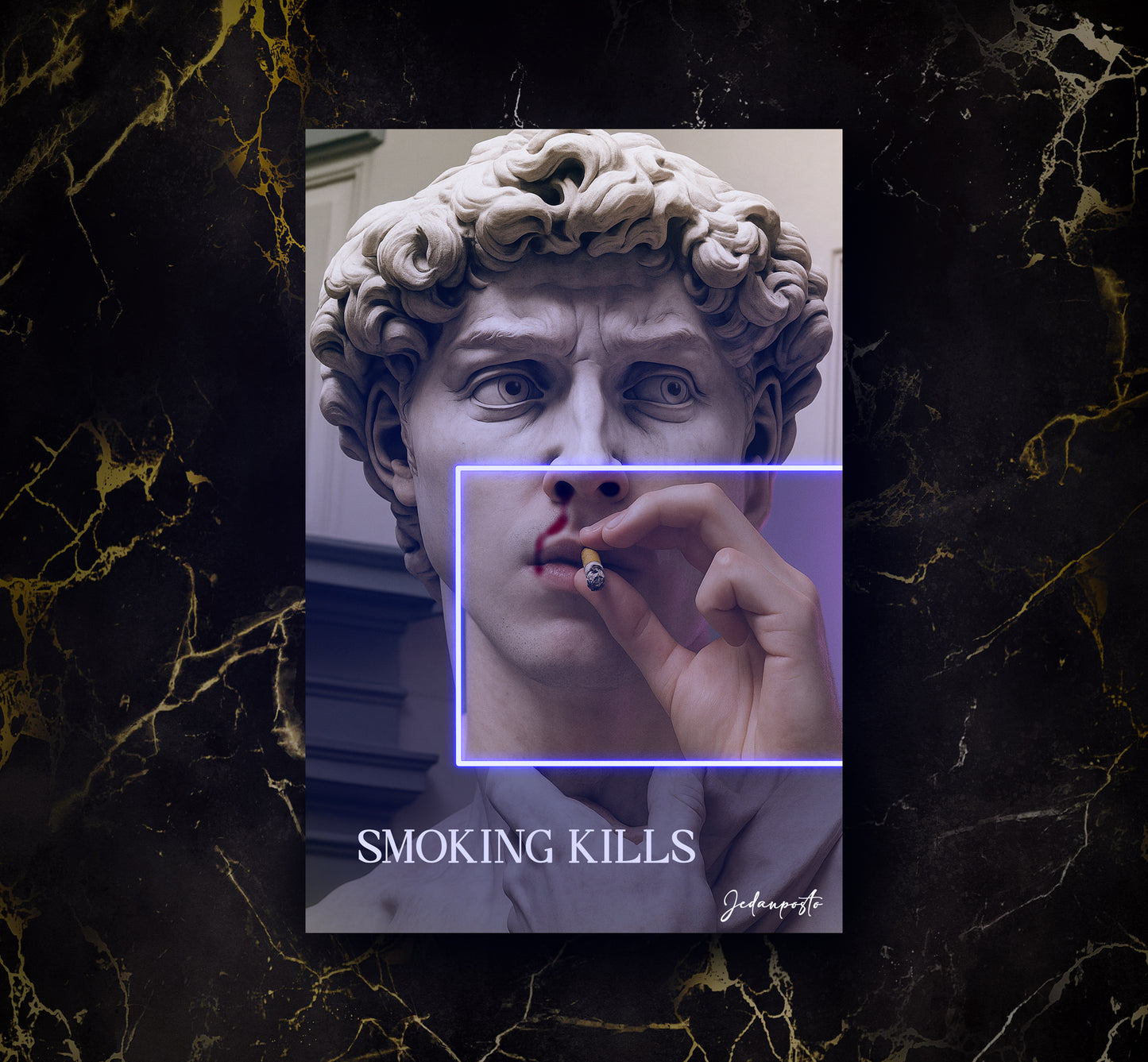 David Cigarette | LED Neon Slika