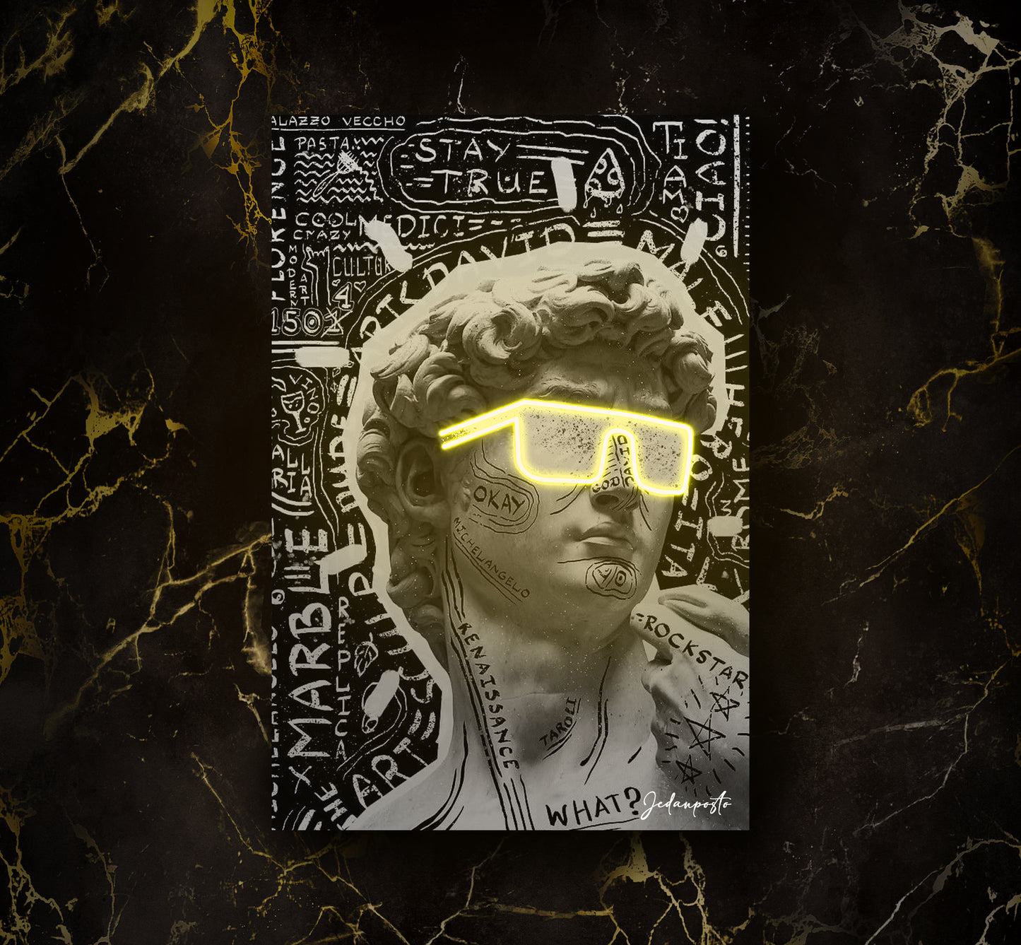 David | LED Neon Slika