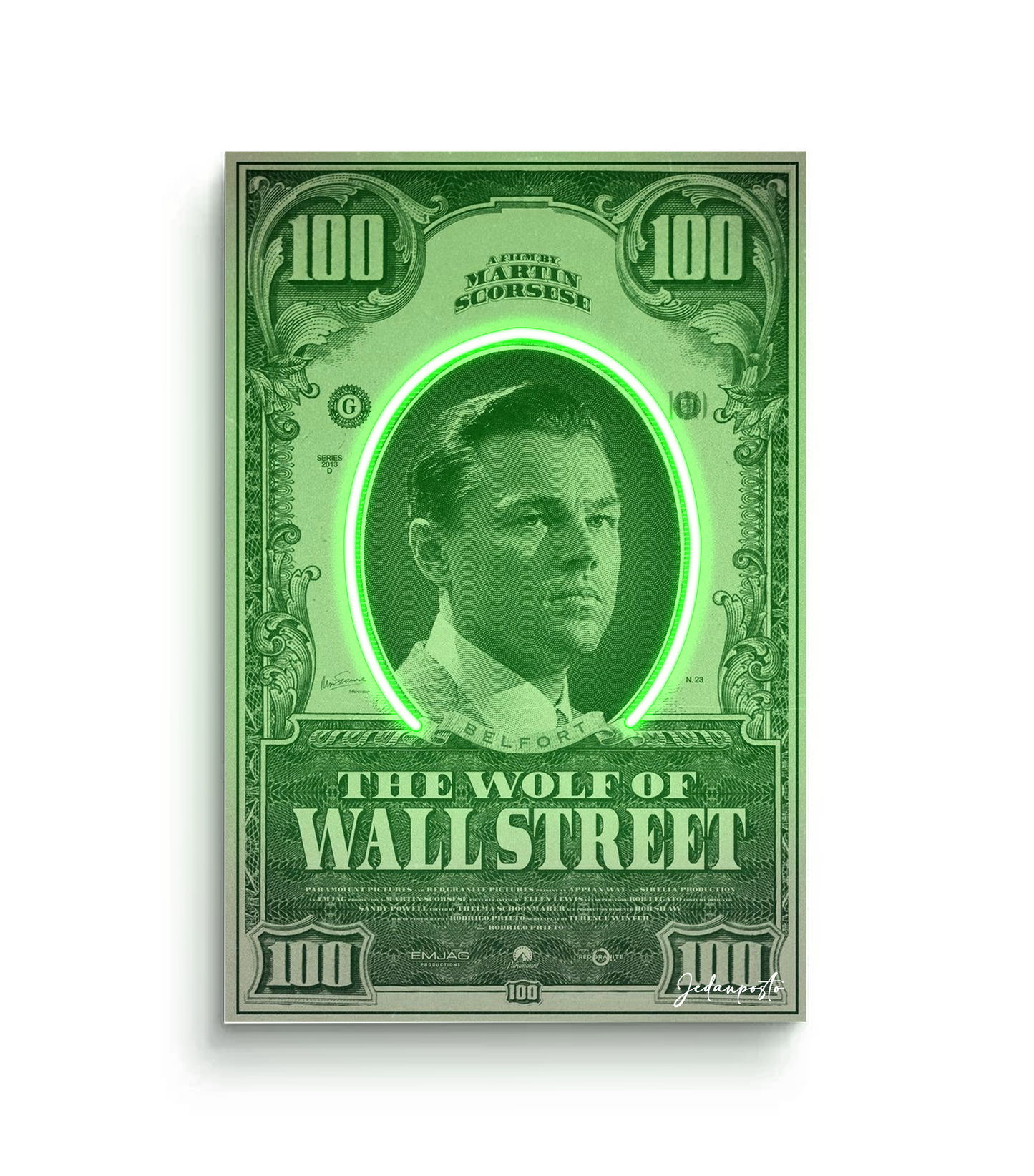 Wolf Of Wall Street | LED Neon Slika