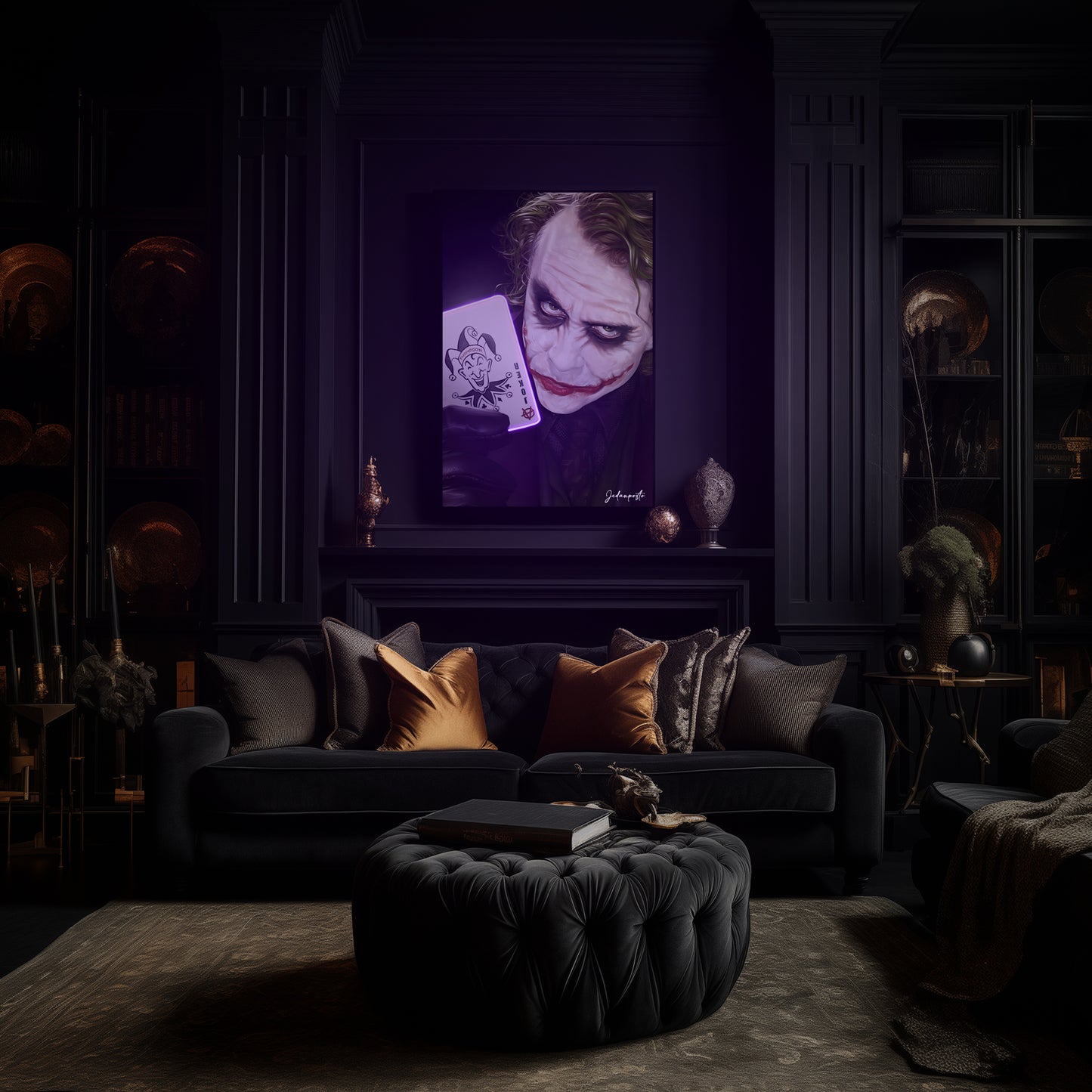 Joker Card | LED Neon Slika