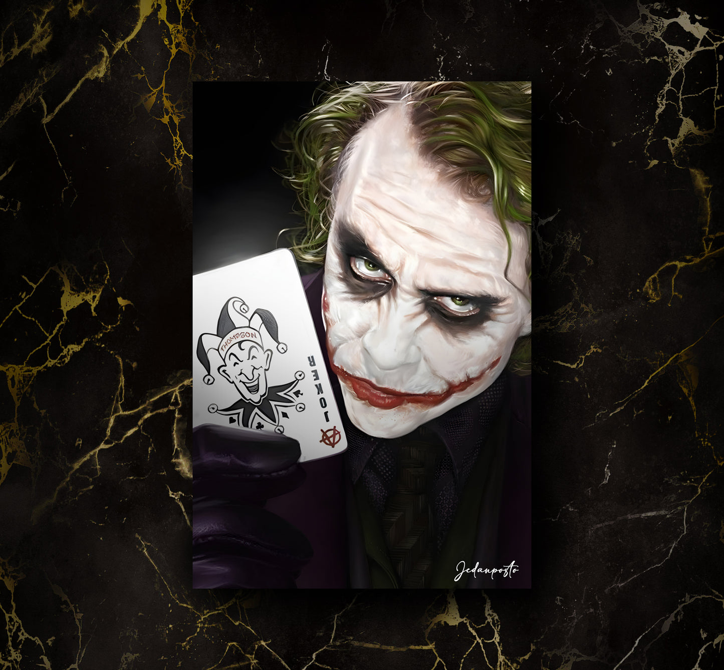 Joker Card | LED Neon Slika