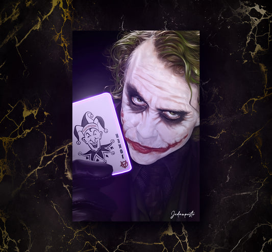 Joker Card | LED Neon Slika