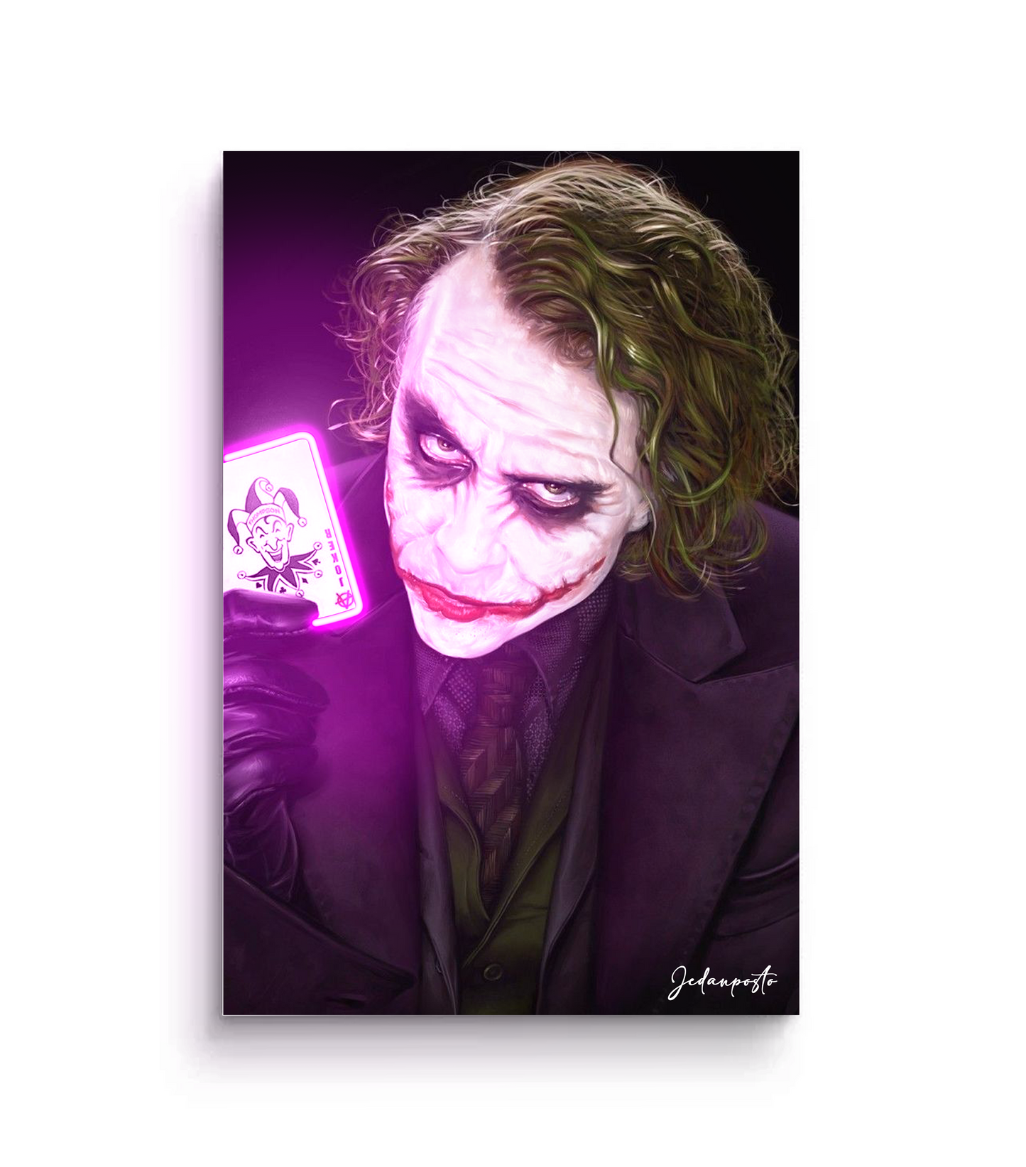 Joker Card | LED Neon Slika