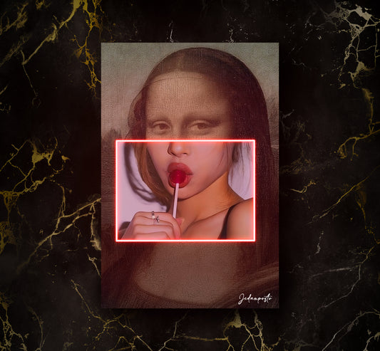 Monalisa Lolipop | LED Neon Slika