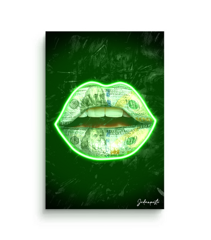 Money Lips | LED Neon Slika