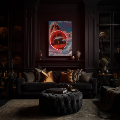 Red Lips | LED Neon Slika