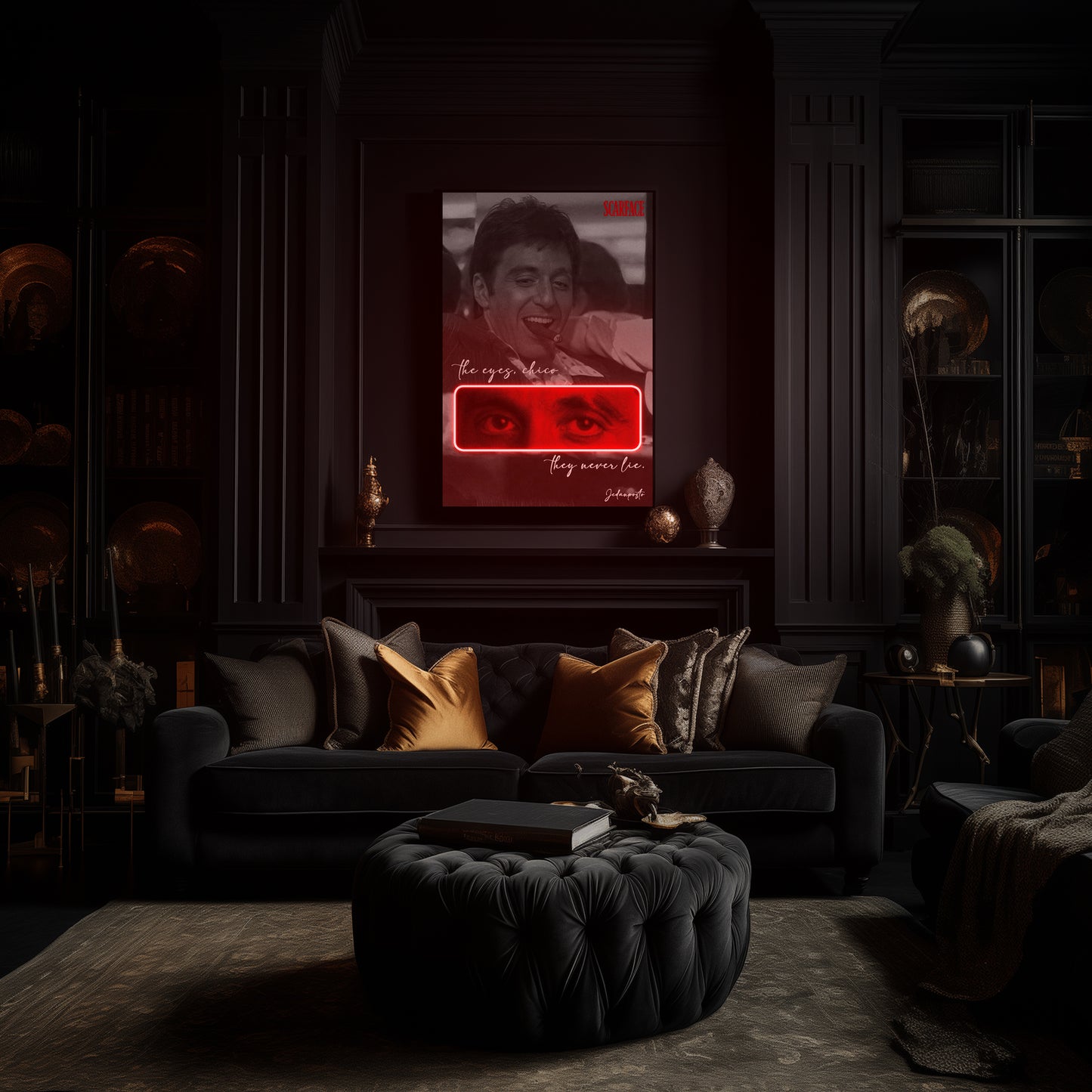 The Eyes Chico | LED Neon Slika