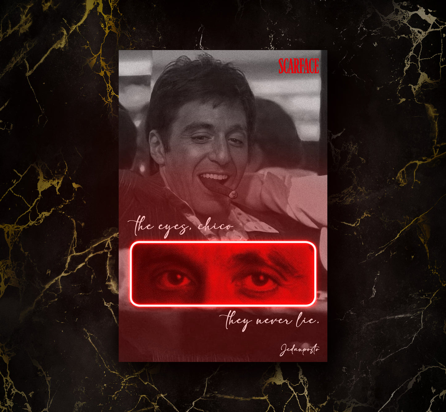 The Eyes Chico | LED Neon Slika