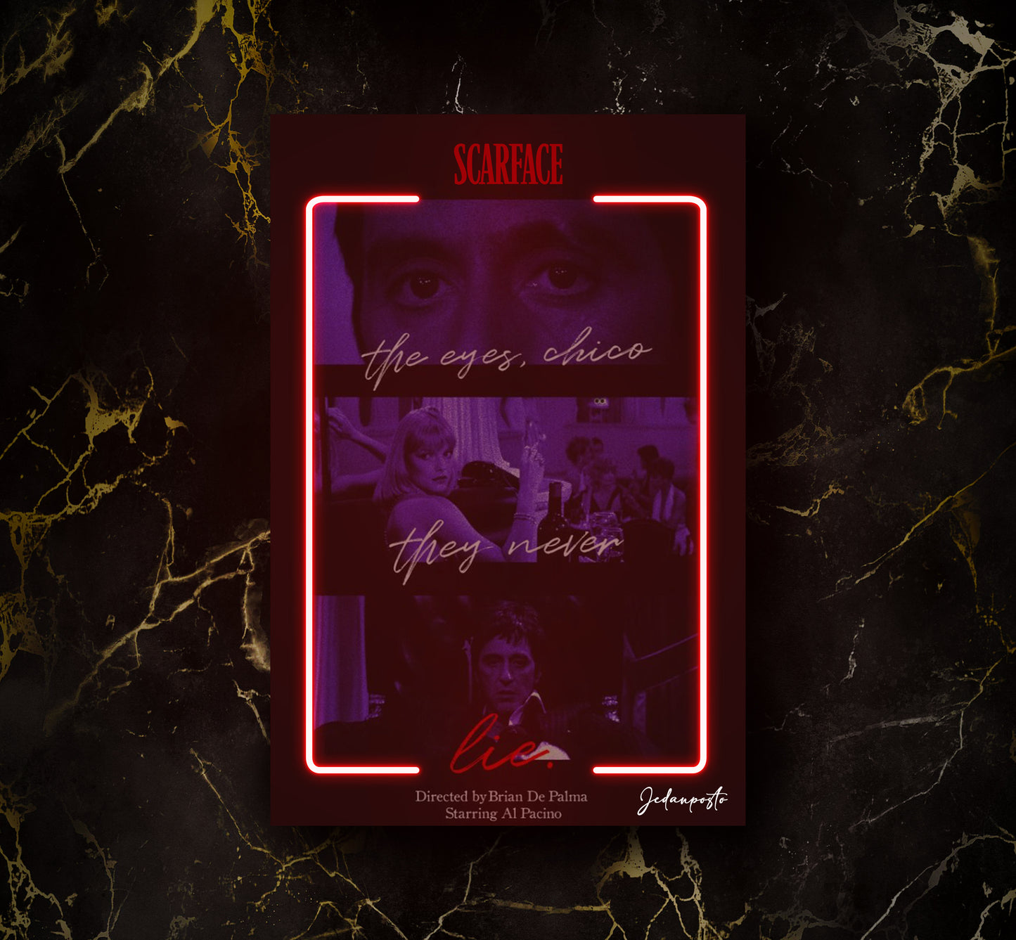 Scarface 2 | LED Neon Slika