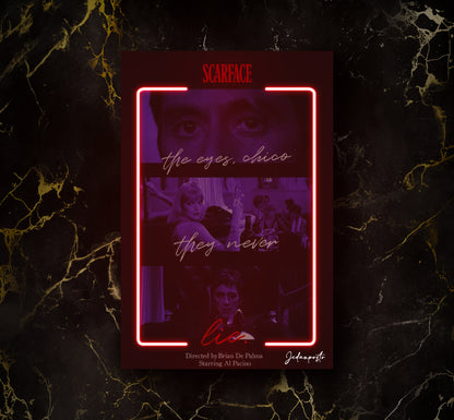 Scarface 2 | LED Neon Slika