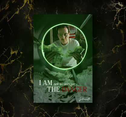 I am the DANGER | LED Neon Slika